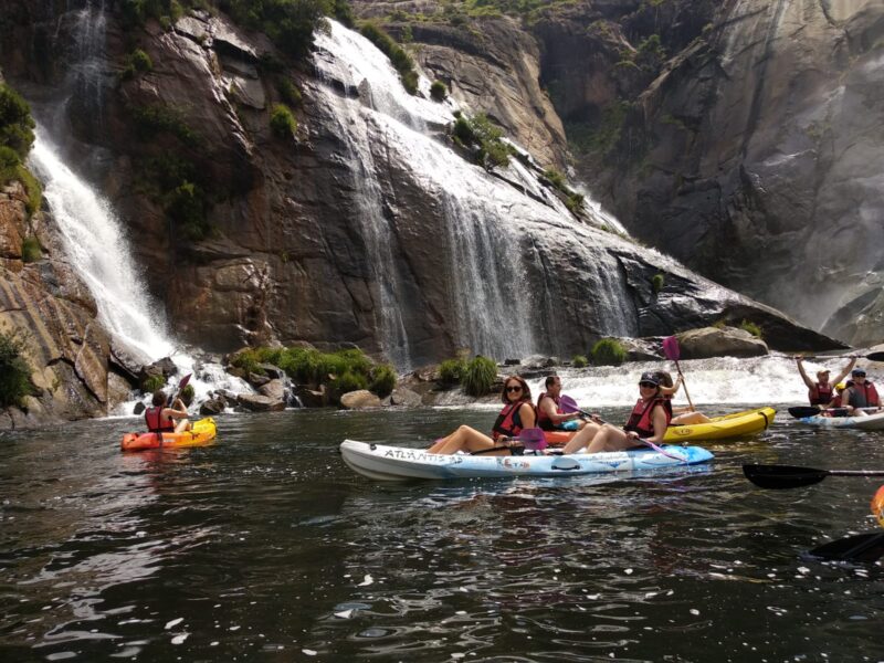 Tour en kayak Cascada de Ezaro