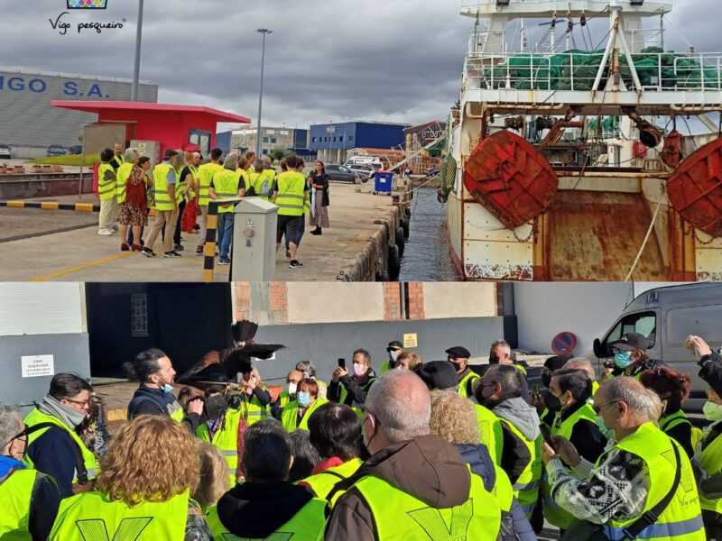 Visita el puerto de Vigo y un vivero de mariscos