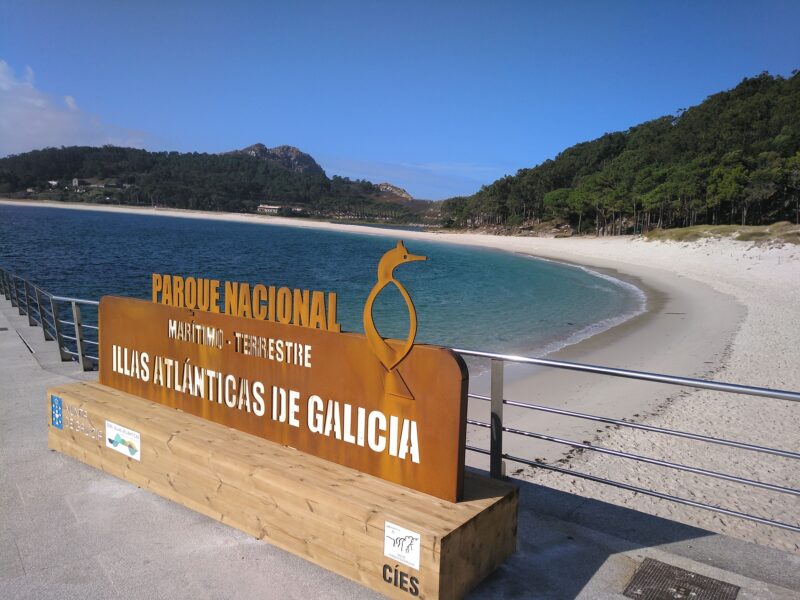 Servicio guiado en el Parque Nacional Illas Atlánticas de Galicia