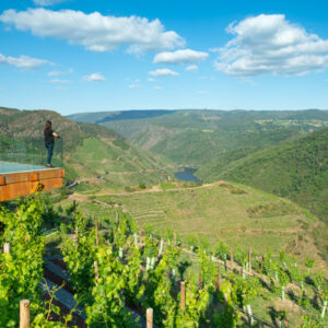 Terraza mirador - Bodegas Regina Viarum - Cañón del Sil - Ribeira Sacra - Lugo - Galicia